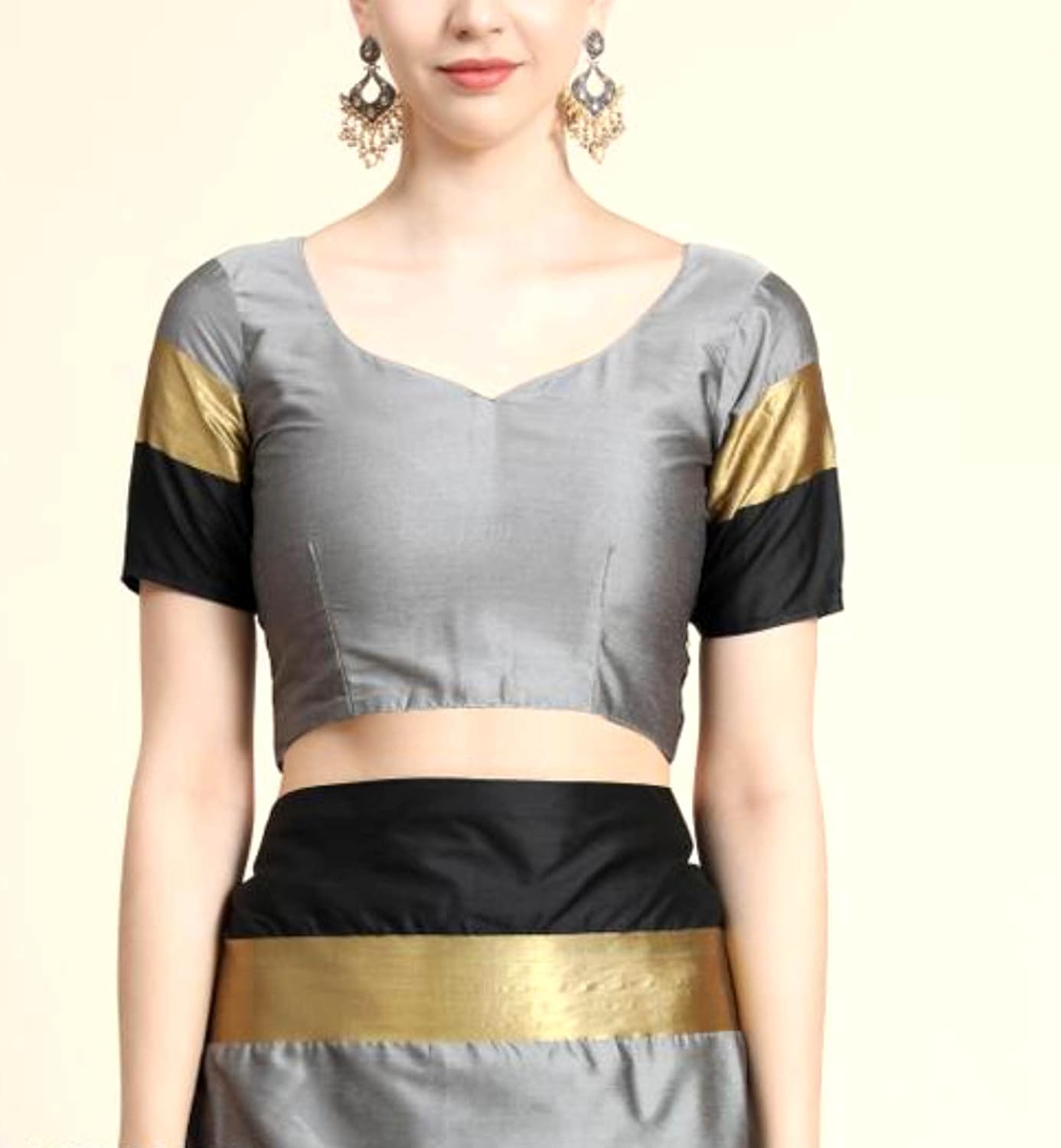 Hathi Saree Cotton Silk - Running Blouse