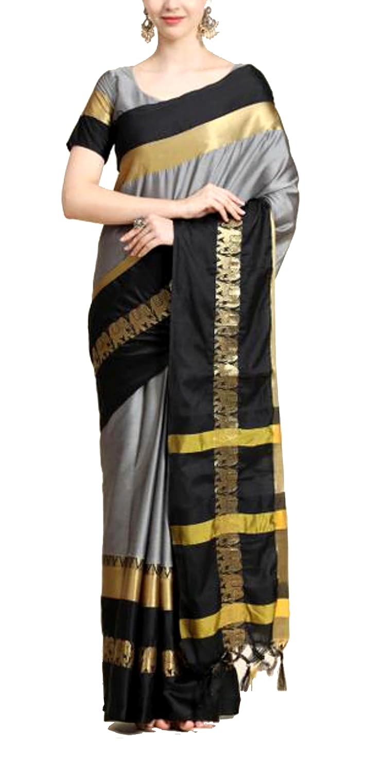 Hathi Saree Cotton Silk - Running Blouse