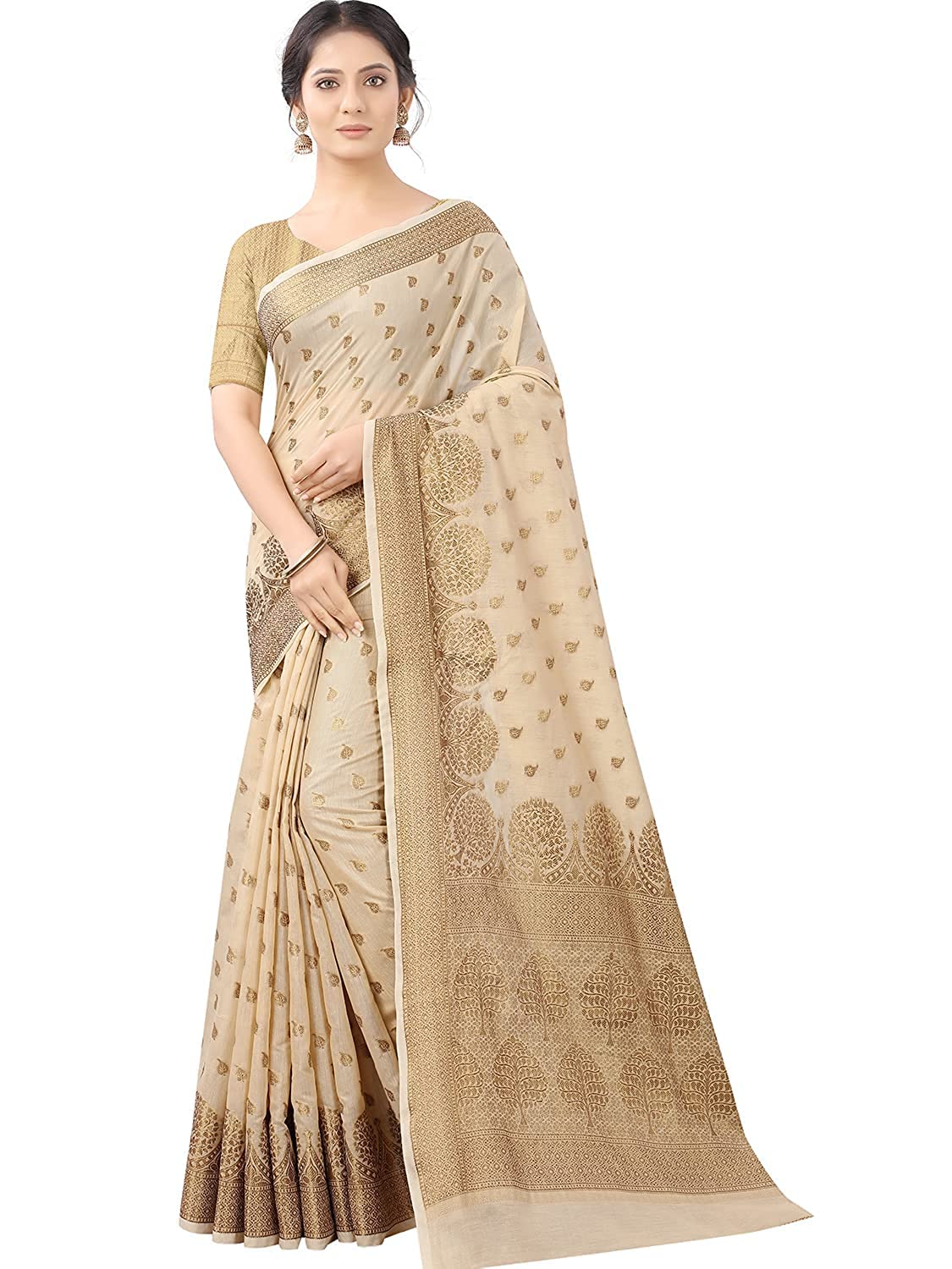 Kanjivaram™ Cotton Silk Saree"