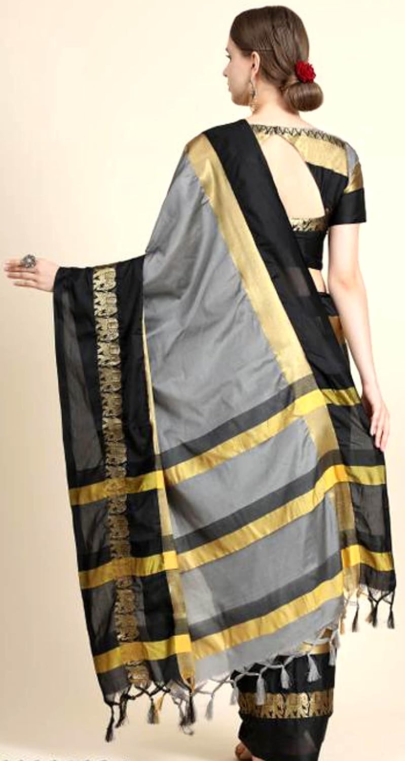 Hathi Saree Cotton Silk - Running Blouse