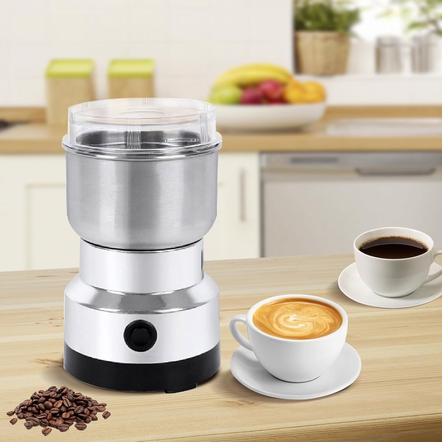 Electric Smash Machine, Multifunction Small Food Grinder Grain Grinder, Portable Coffee Bean Grinder