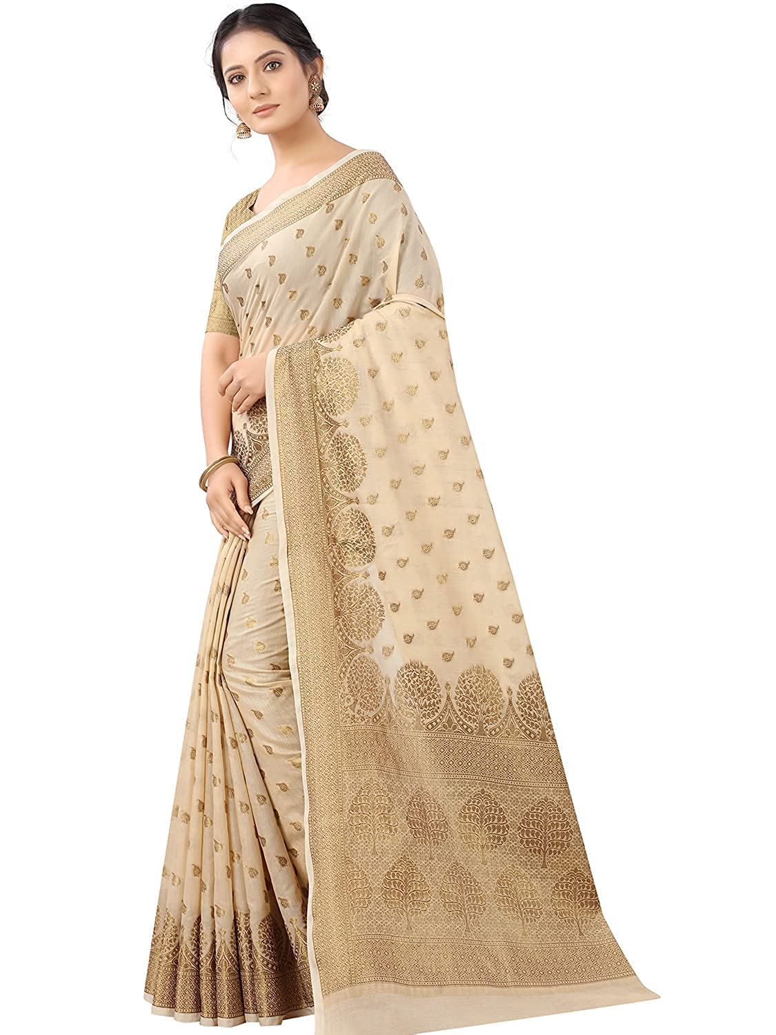 Kanjivaram™ Cotton Silk Saree"