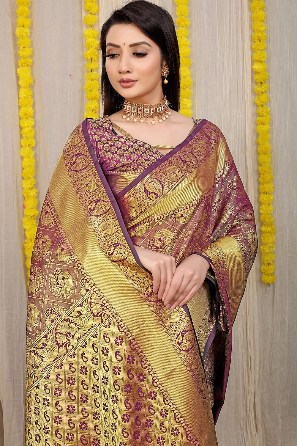 RUTUJA lichi soft mandakini silk ™| weaving and nice extra ordinary design Saree