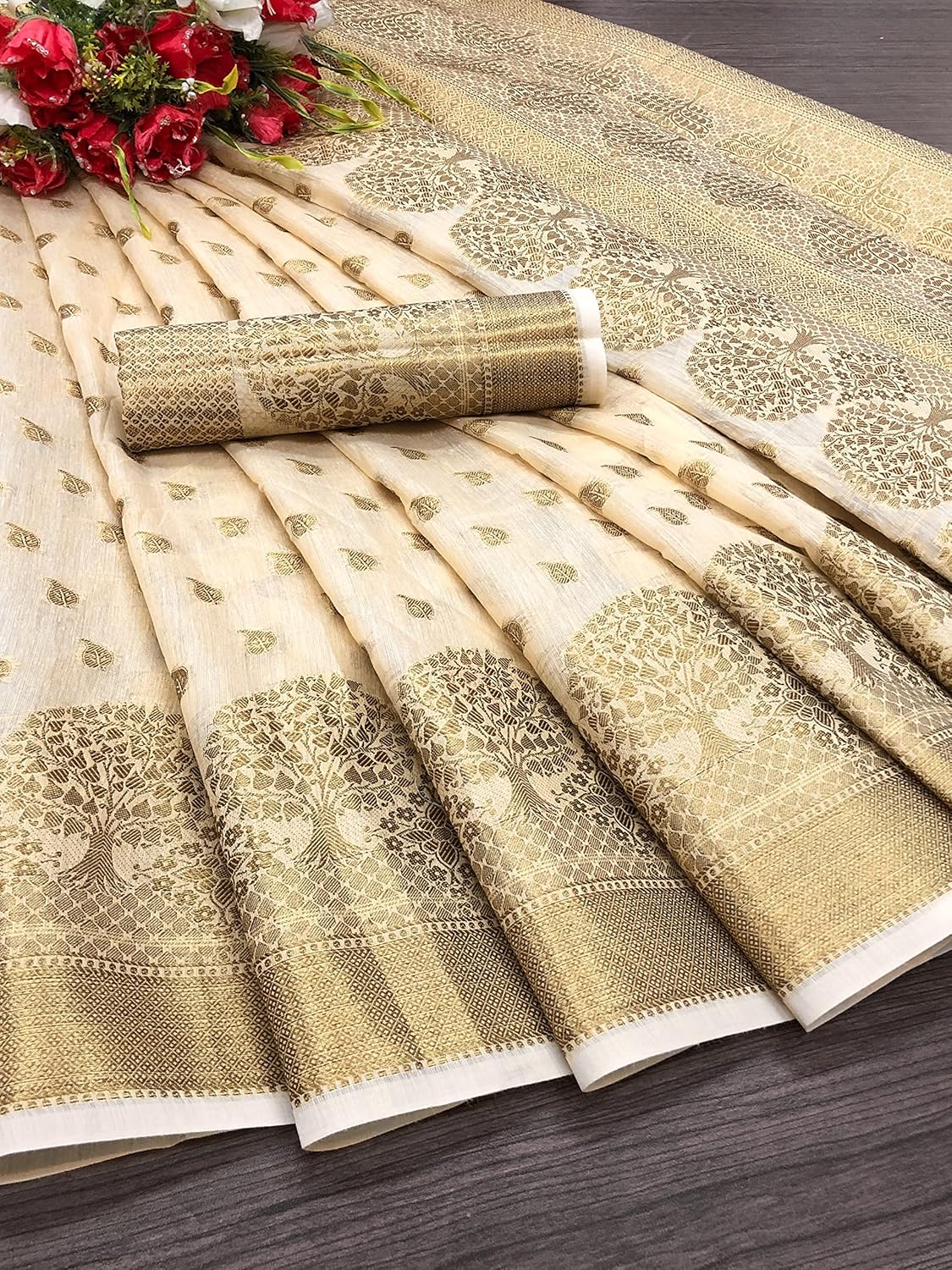 Kanjivaram™ Cotton Silk Saree"