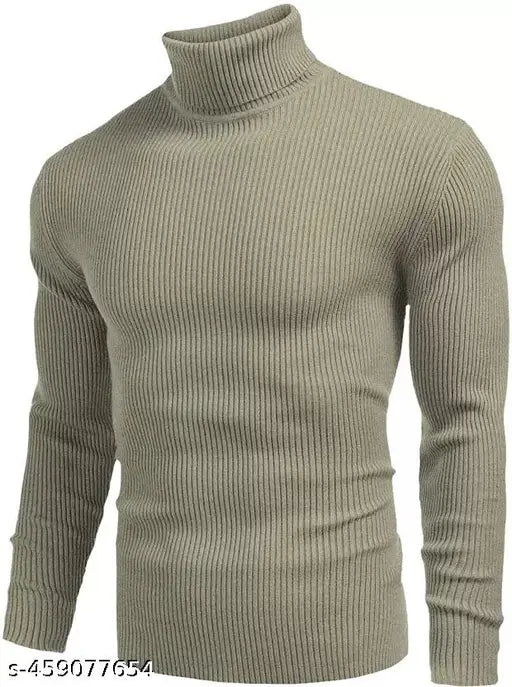 mens solid winter sweater