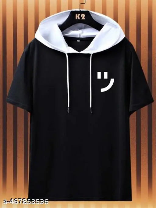 New Trendy sweatshirt with contrast hood for men's