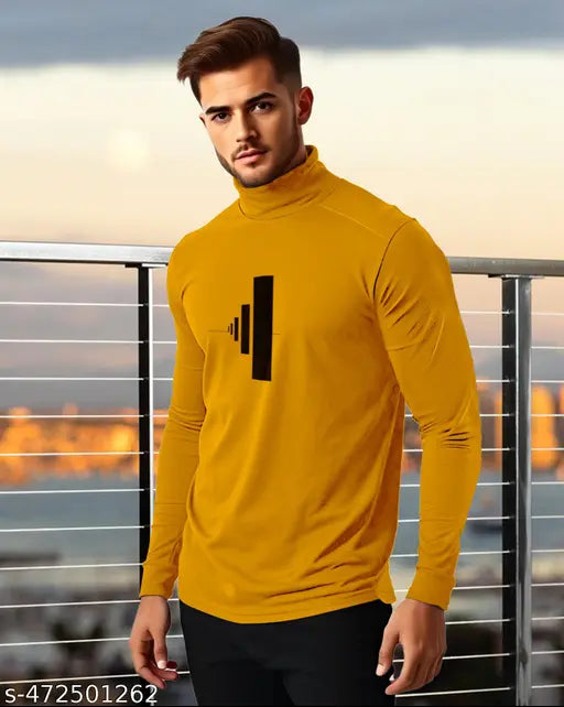 Men T-shirt || High Neck Cotton T-shirt for Men || T shirts